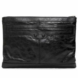 Balenciaga | NEW Black Leather Clutch Handbag